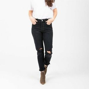 Levi’s 501 Skinny Jeans - Black Listed Wash